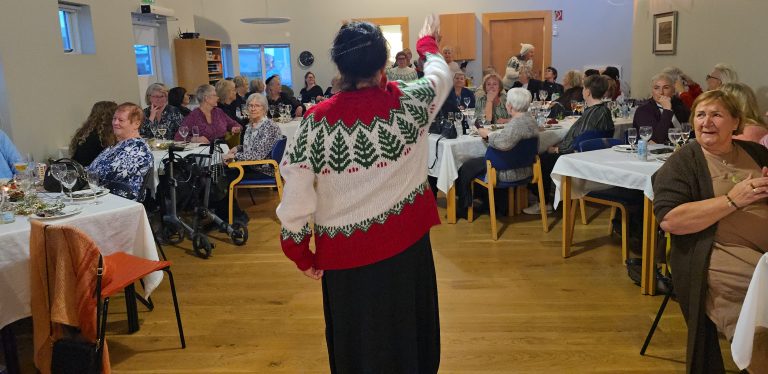 Sköpunargleðin blómstraði á konukvöldi